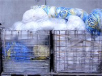 材料（ラップ、PPバンド）