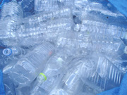 ペットボトルリサイクル(ラベルなし、キャップあり)