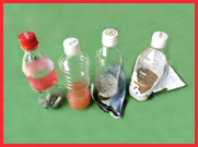 ごみが入ったペットボトルはリサイクルできません。 ごみやたばこの吸い殻を入れるのはやめましょう。